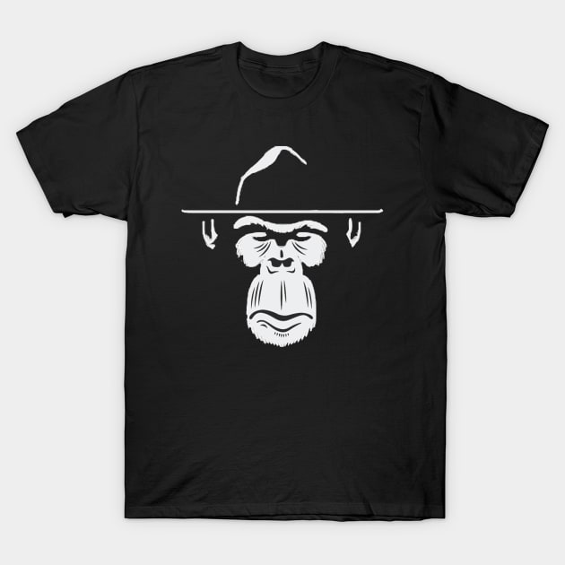 Sheriff Monkey T-Shirt by Tee Designer 